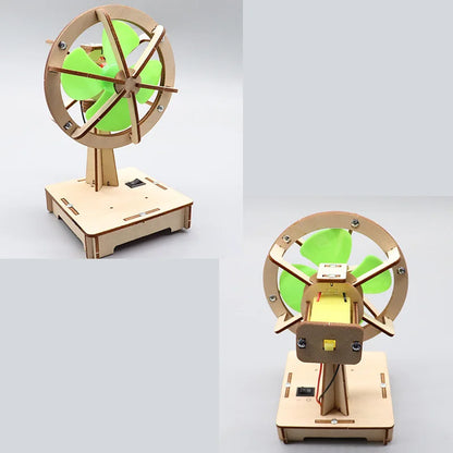 DIY Shaking Head Electric Fan DIY Science Experiment Kit & Education Model Toy For Children Gift Toy Project