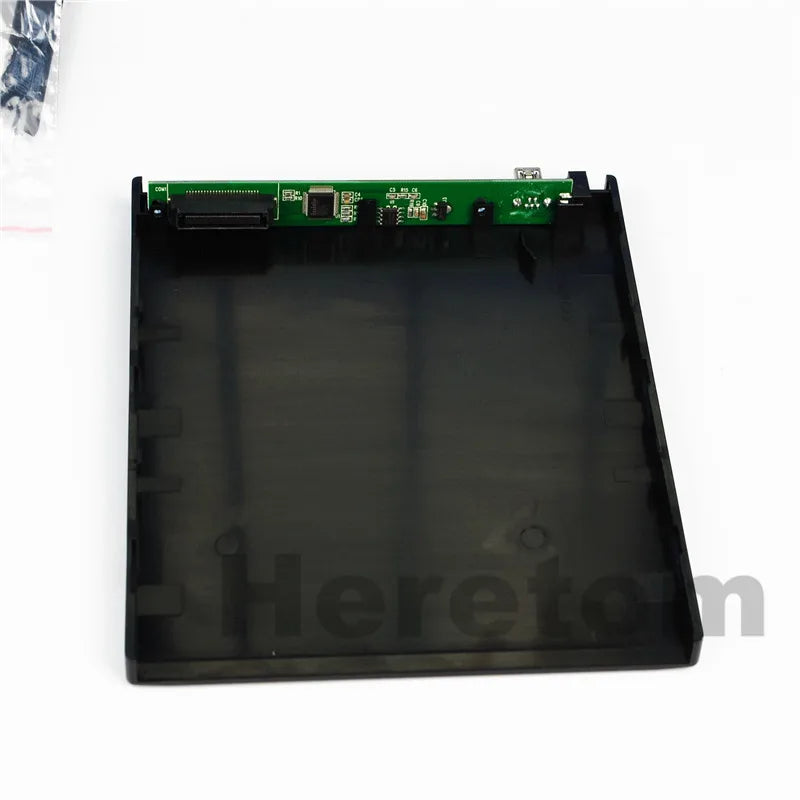 12.7mm USB 2.0 DVD/CD-ROM Case, IDE/ PATA to SATA External Optical Drive Enclosure For Laptop