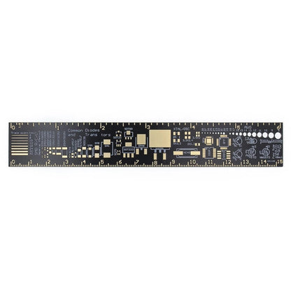 PCB Ruler For Electronic Engineers For Geeks Makers For Fans PCB Reference Ruler PCB Packaging Units v2-6 I72