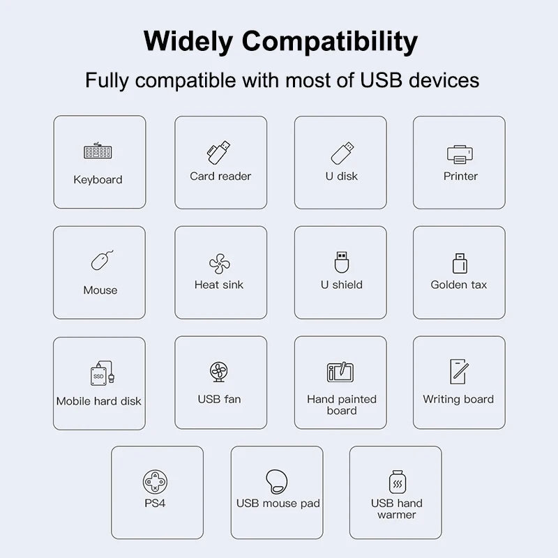 Hub Usb Splitter One 3.0 And Two 2.0 Fast Adapter Multi USB 3 Port Extensor: Macbook, Laptop PC