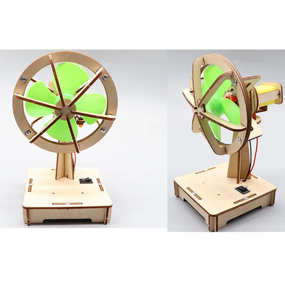 DIY Shaking Head Electric Fan DIY Science Experiment Kit & Education Model Toy For Children Gift Toy Project