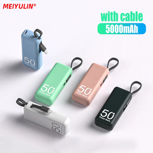 5000mAh Mini Fast Charging Small External Battery Charger For iPhone Samsung Xiaomi