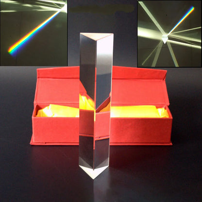 Triangular Glass Prism Teaching Experiment Photo Mega Seven-color Light