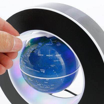 Magnetic Levitation Floating Globe With LED Lights World Map ball light Educational Toy Home or School