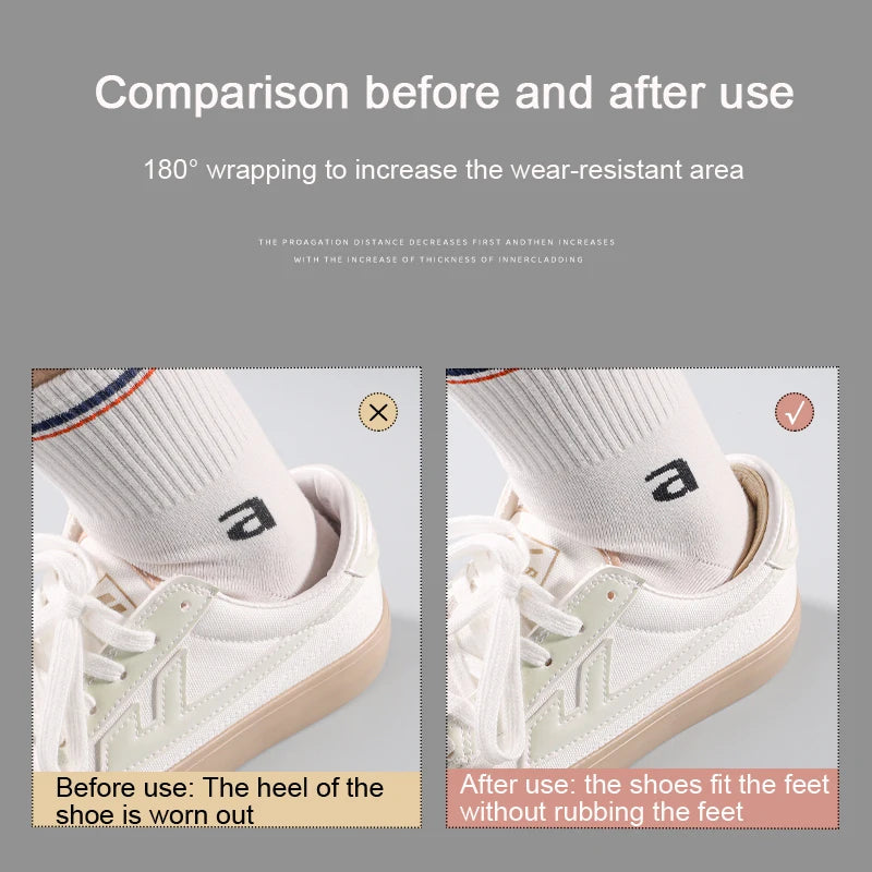 Anti Wear Heel Protectors Sneaker Shoe Pads Adjust Size Hi Heel Cushion Inserts