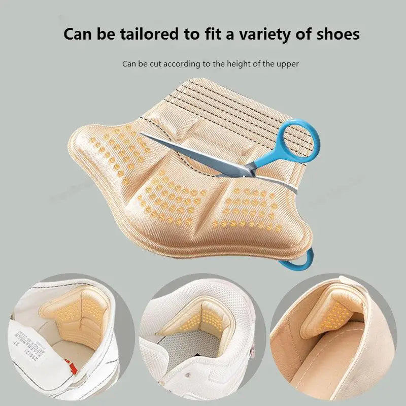 Anti Wear Heel Protectors Sneaker Shoe Pads Adjust Size Hi Heel Cushion Inserts