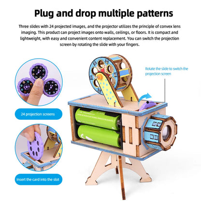 DIY ProjectorKit & Education Mod Toy For Child