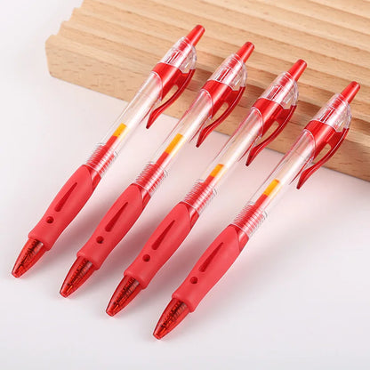 Gel Pens & Refills Set Stationery Kawaii Writing Pen Black/red/blue Ink 0.5 Mm Blue Ballpoint Pen Office School Supplies