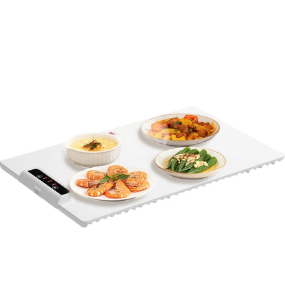 Foldable Food Warmer with Adjustable Temperature Silicone Fast Heating TRay for Home Buffets