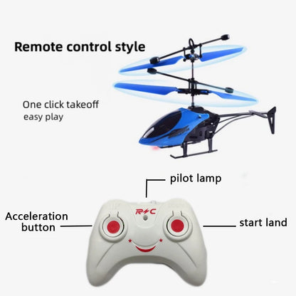 Mini RC Drone RC Safe Fall-resistant Helicopter Kids Toy