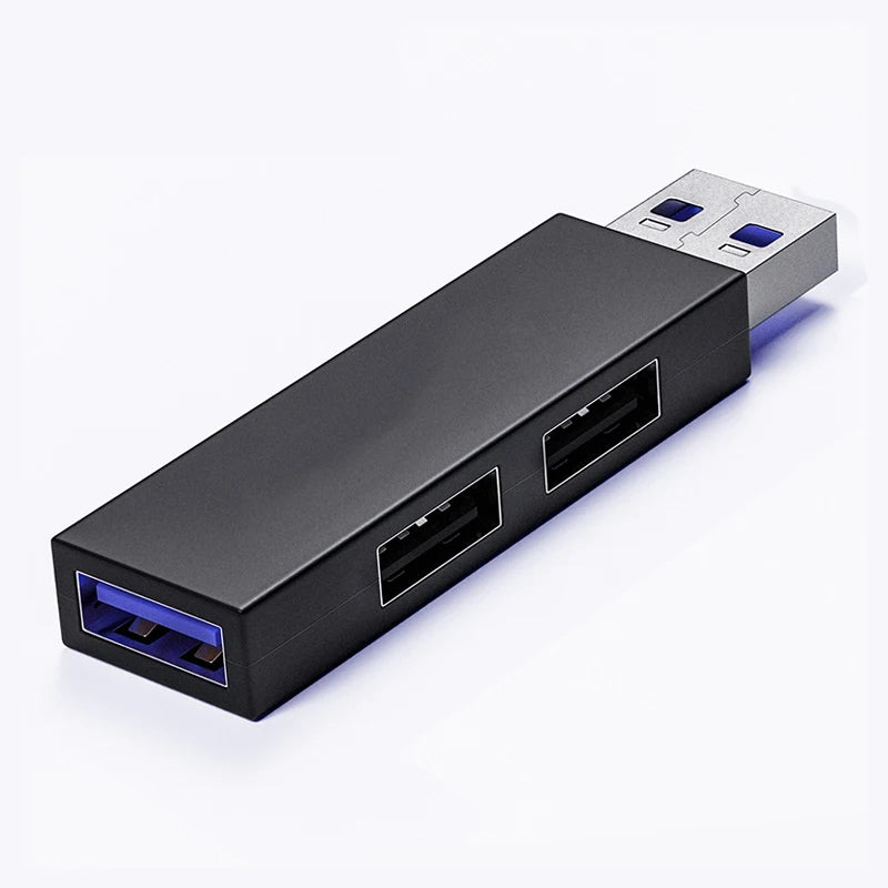 Hub Usb Splitter One 3.0 And Two 2.0 Fast Adapter Multi USB 3 Port Extensor: Macbook, Laptop PC