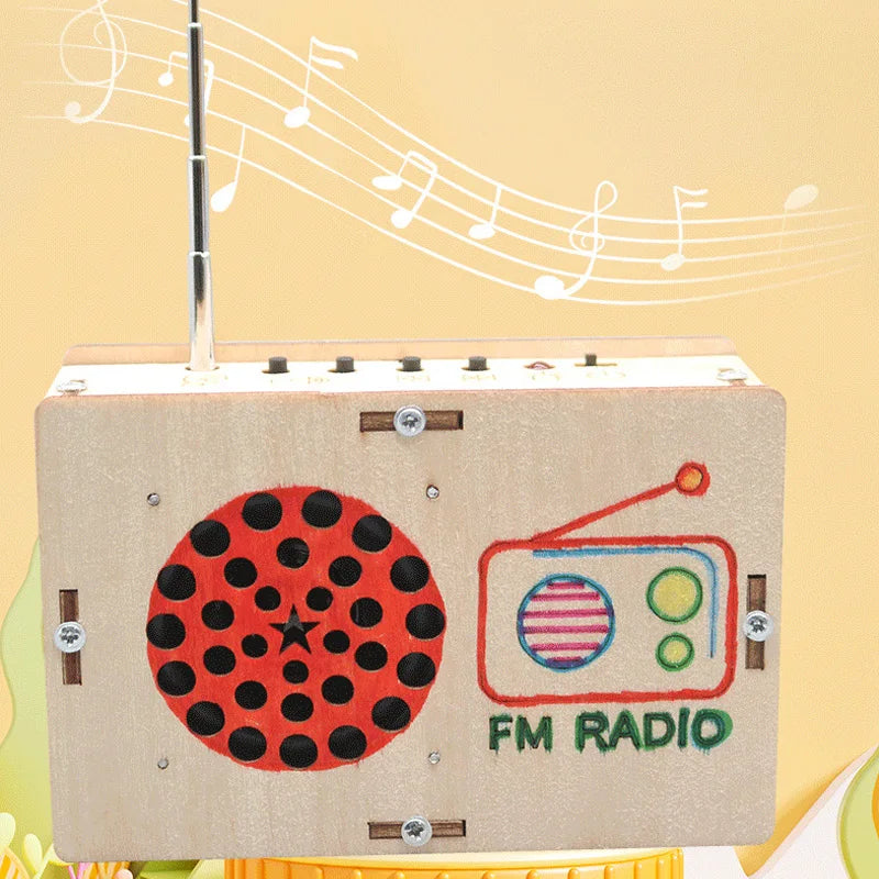 DIY FM Radio Model Student Science Education Scientific Training Experimental Equipment Steam Toys