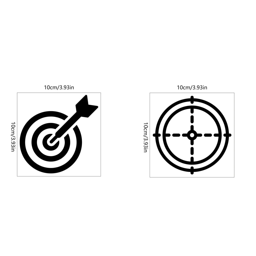 1PC Creative Hit the target toilet stickers