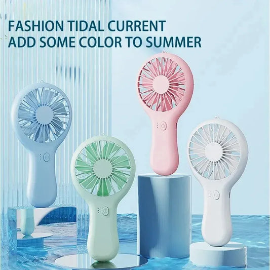 Mini Handheld Small USB Portable 3 Speed Desktop Office Travel Pocket Fan