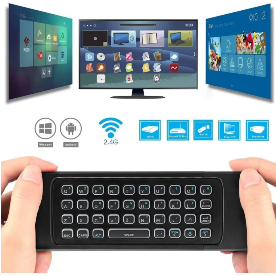 MX3 Air Mouse Backlit Mini Keyboard Voice Remote Control Wireless Keyboard IR Learning Fly Mouse Remote for Android Smart TV Box