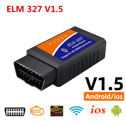 V1.5 OBD2 Scanner TR6260S1 BT/Wifi ELM 327 OBD Car Diagnostic Tool Android /IOS PK Icar2 Code Reader