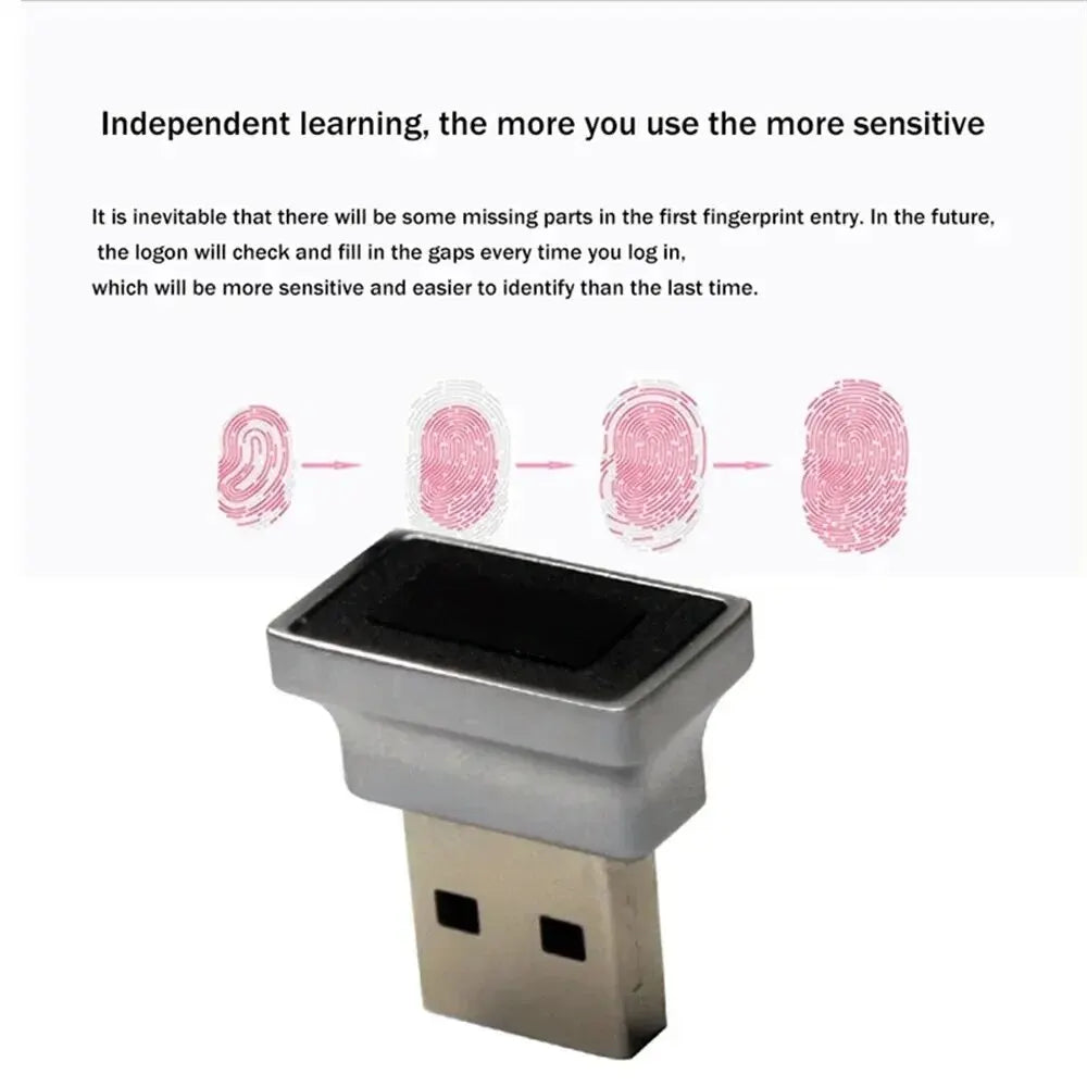 USB Fingerprint Reader Module For Windows 10 11 Biometric Scanner