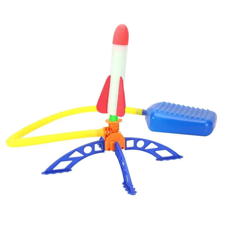 Kids Air Stomp Rocket Outdoor Child Play Set