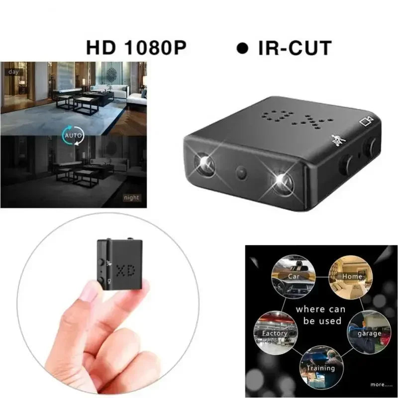 1080P Mini Wireless Camera Wi-Fi DV Night Vision Video Recorder Motion Detect Remote Baby Monitor Cam