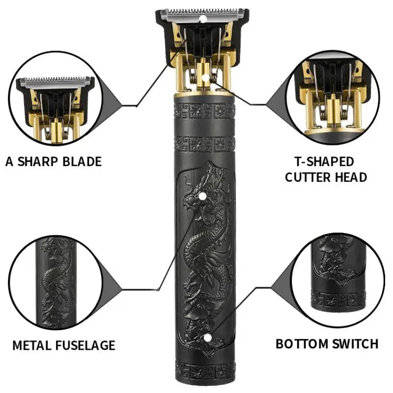 Clipper/Haircut Razor for Men USB Charging Clipper Shaver Adult Electric Vintage