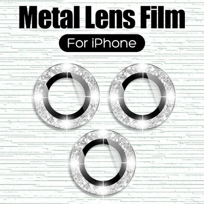 3Pcs For iPhone 14 15 Pro Max Camera Lens Glass