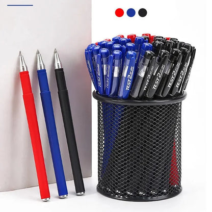 Gel Pens Set 0.5mm Black Blue Red Refill Gel Pen Bullet Tip School/Office Supplies