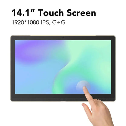 Super Large Screen 14.1 in. Tablet Android 12 Google Market GPS 5G WI-FI FM BT 10000mAh 12GB+256GB