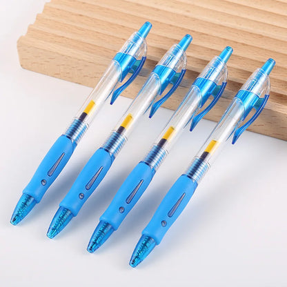 Gel Pens & Refills Set Stationery Kawaii Writing Pen Black/red/blue Ink 0.5 Mm Blue Ballpoint Pen Office School Supplies