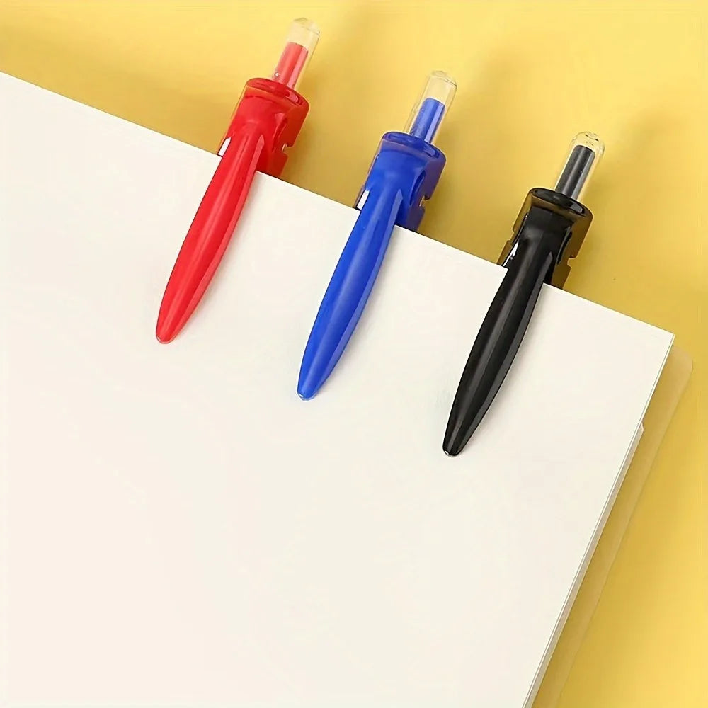 10PCS High-quality Gel Pens Stationery Kawaii Writing Pen Black/Red/blue Ink 0.5mm Blue Ballpoint Pen